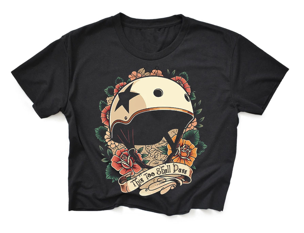 This Too Shall Pass Roller Derby Crop Top