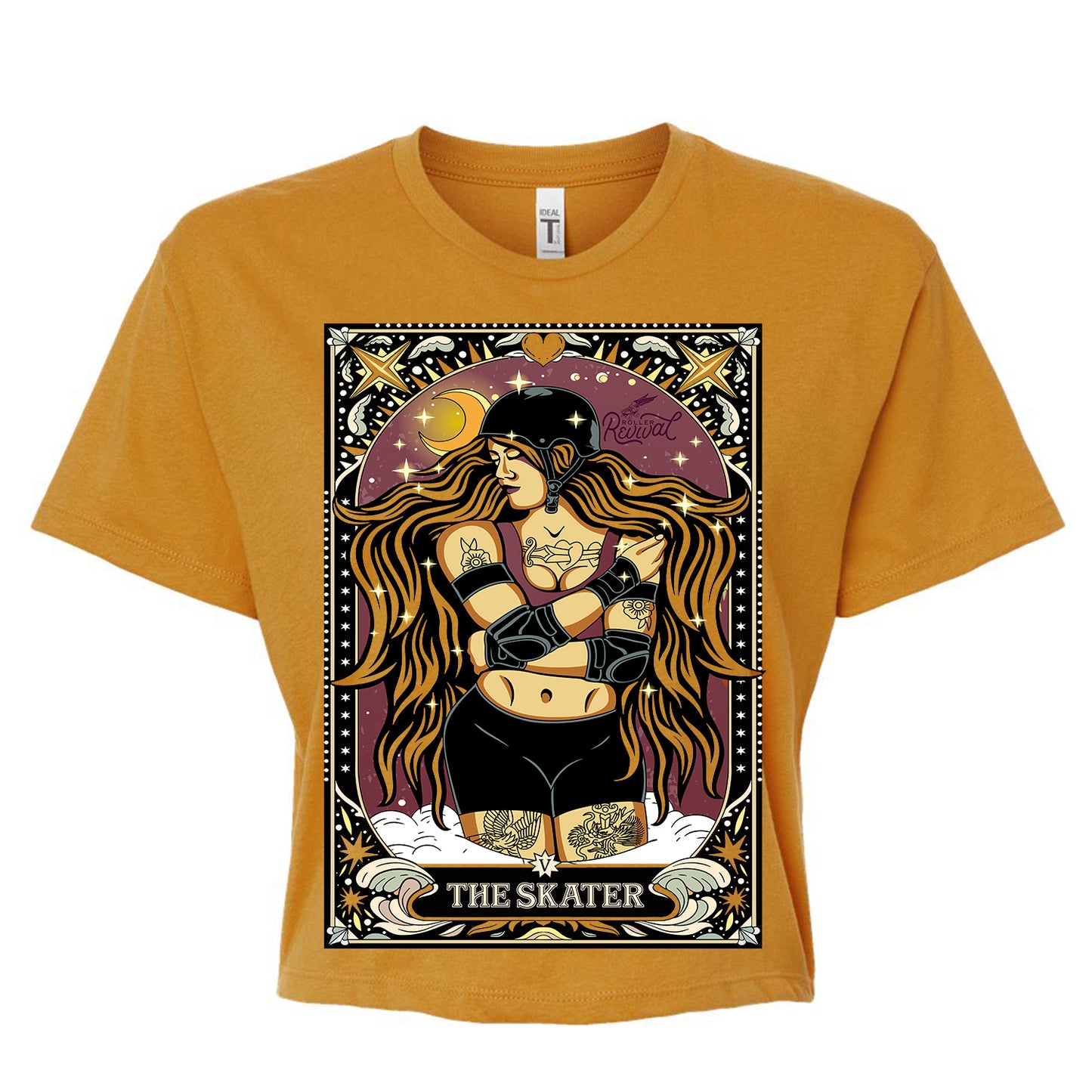 The Skater Short-Sleeve Crop Top T-Shirt