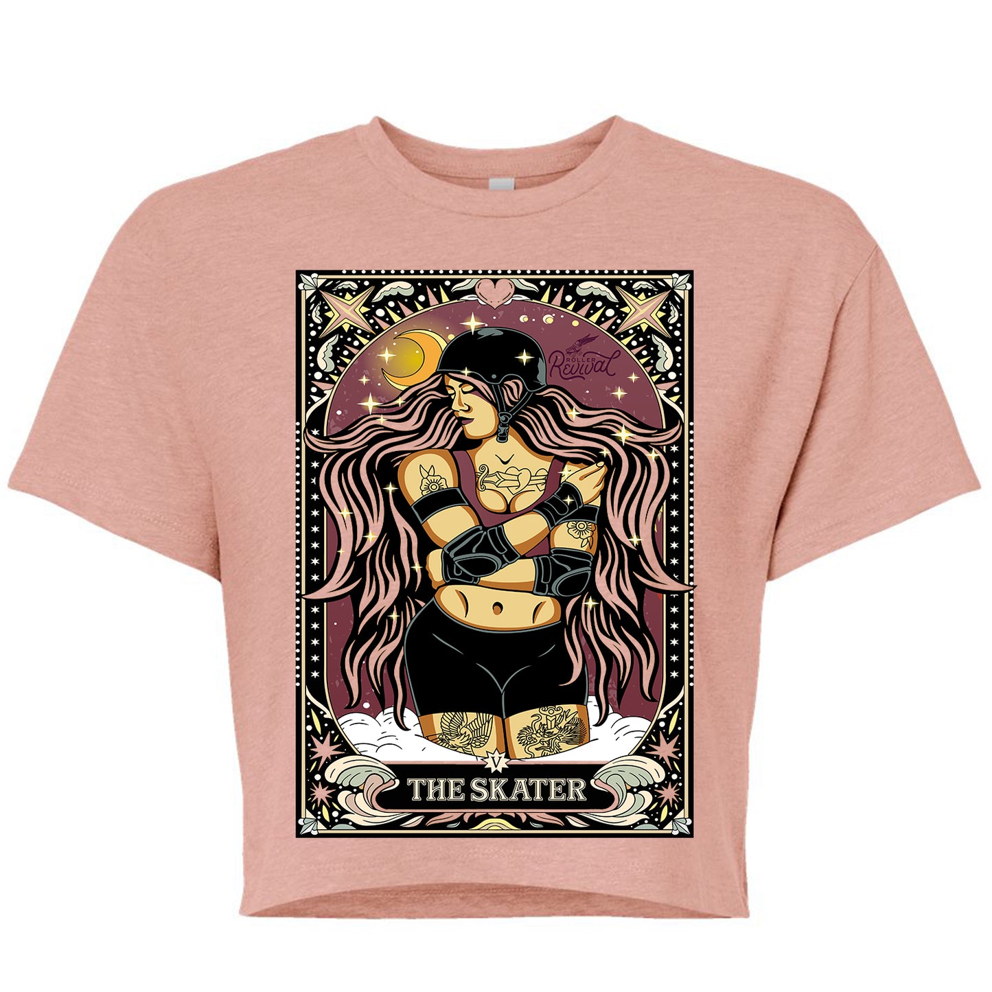 The Skater Short-Sleeve Crop Top T-Shirt