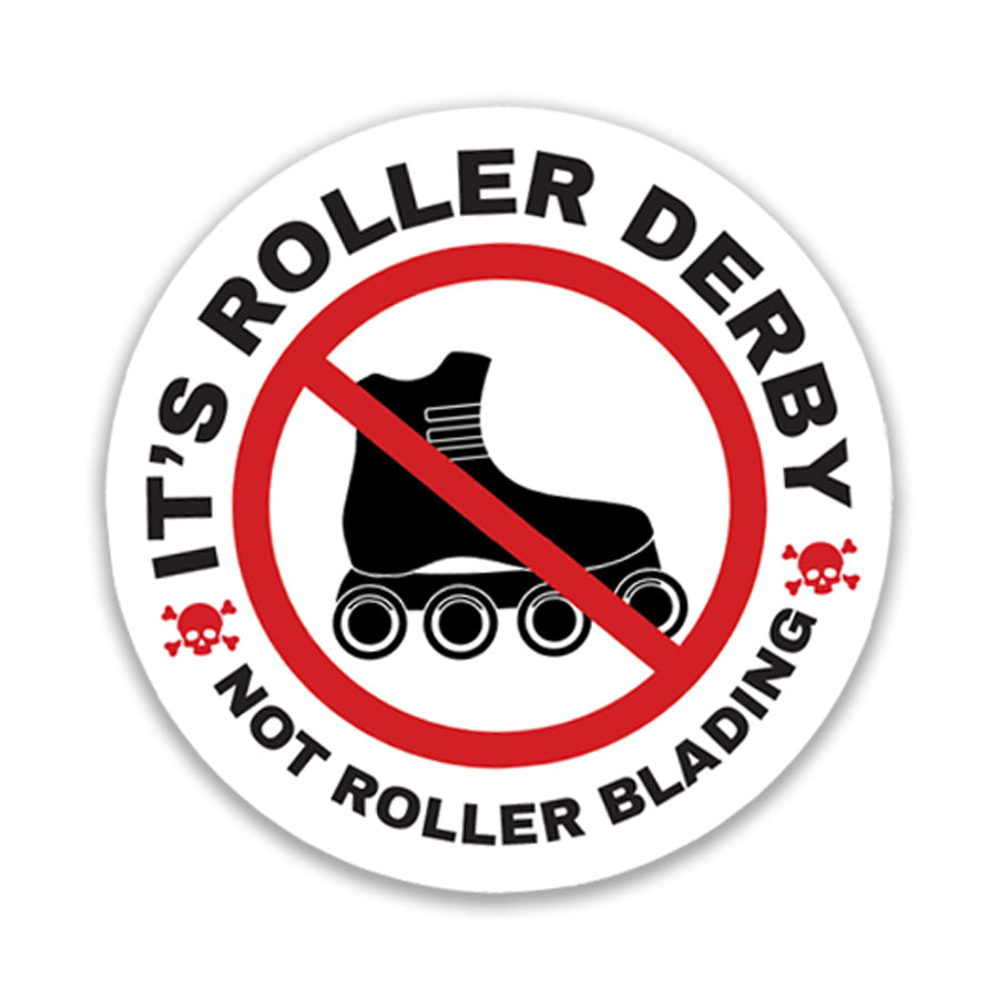 Not Roller Blading Sticker