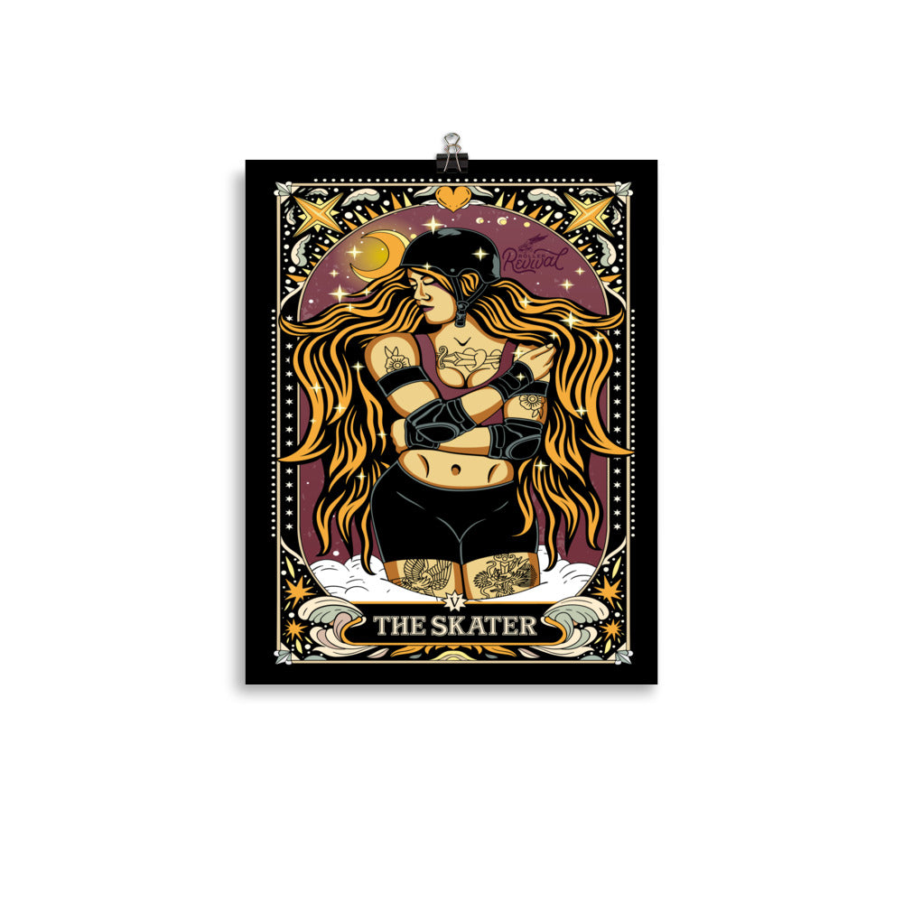 The Skater Tarot Card Poster