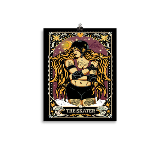 The Skater Tarot Card Poster