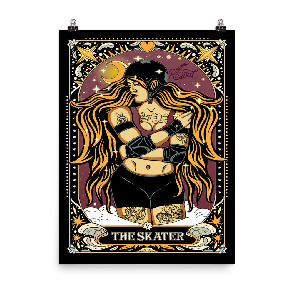 The Skater Tarot Card Poster