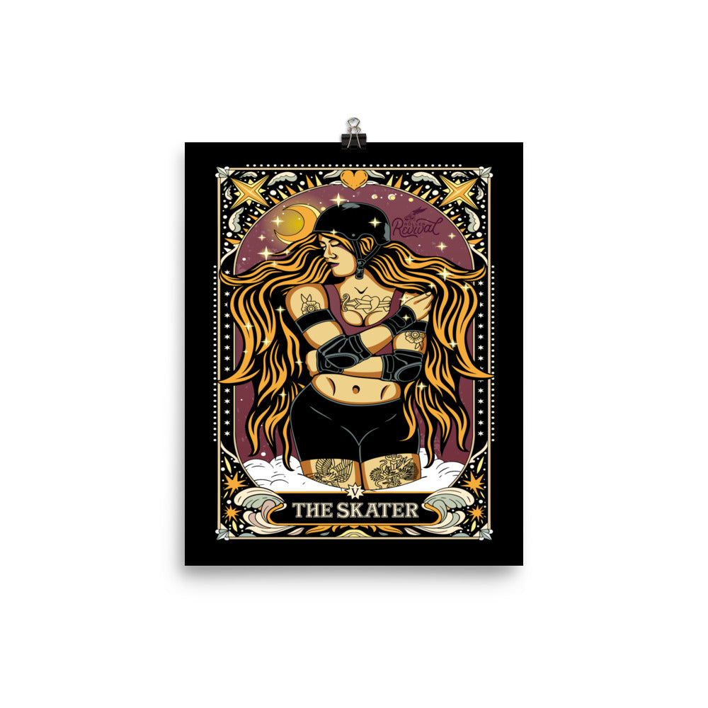 The Skater Tarot Card Poster