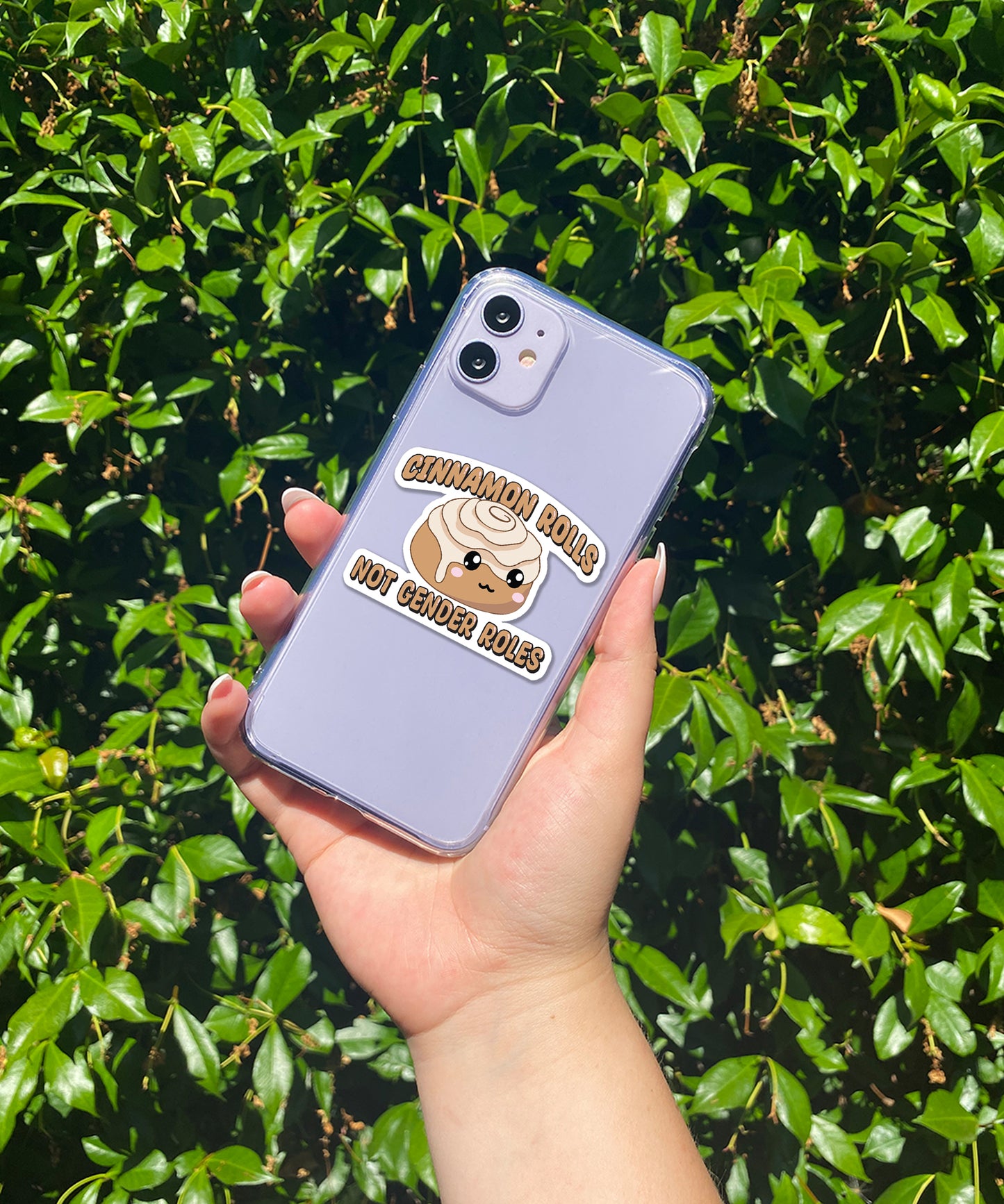 Cinnamon Rolls Not Gender Roles Sticker