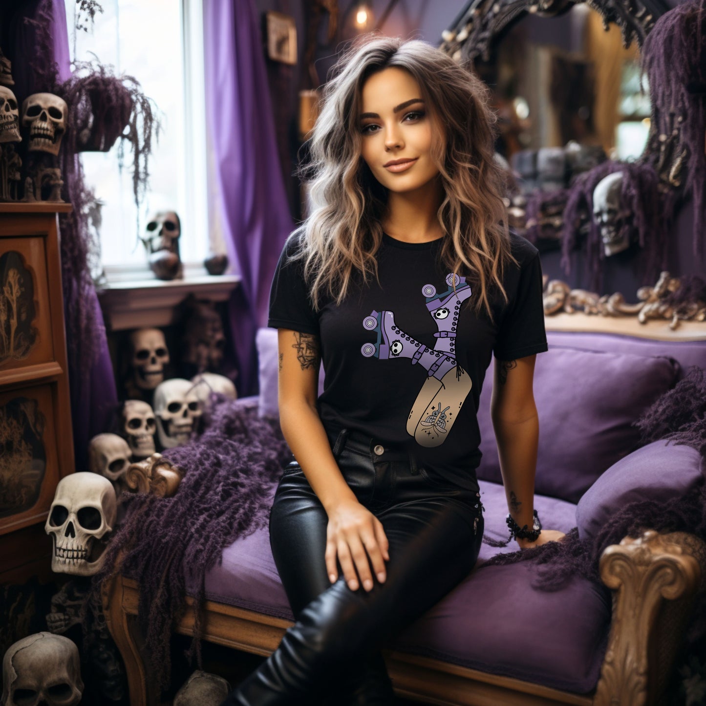 Witch on Wheels Crop Top