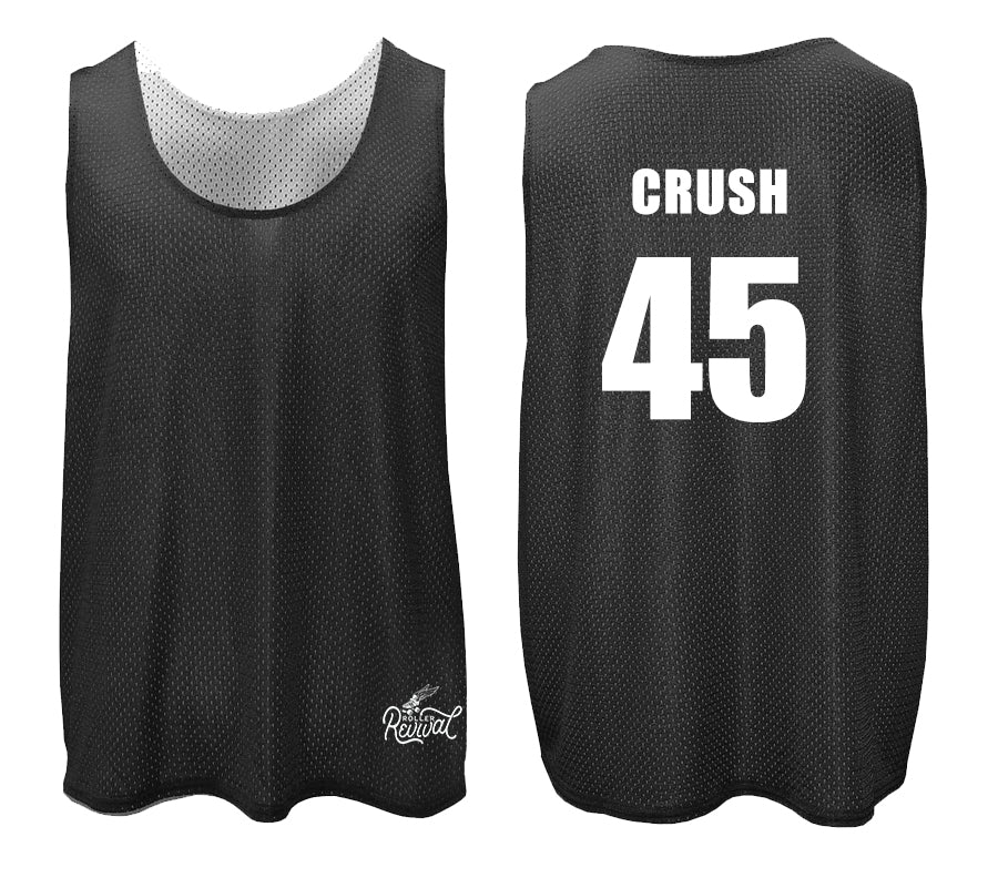 Youth Reversible Game Unisex Basketball Jersey White/Black / YL