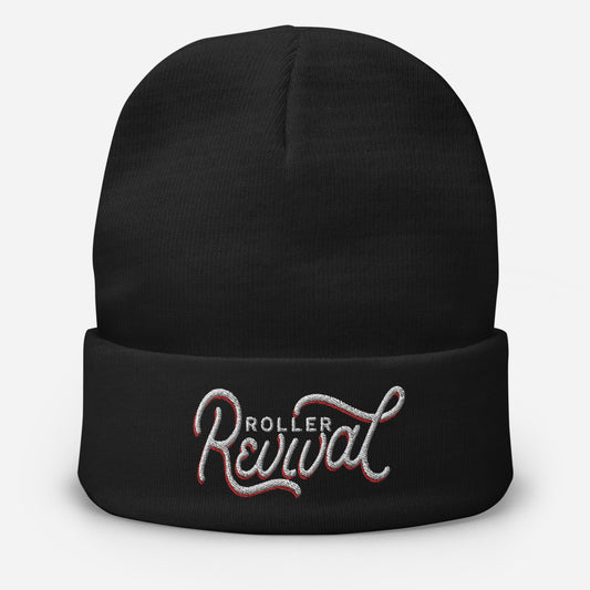 Roller Revival Embroidered Beanie