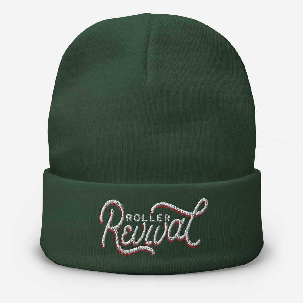 Roller Revival Embroidered Beanie
