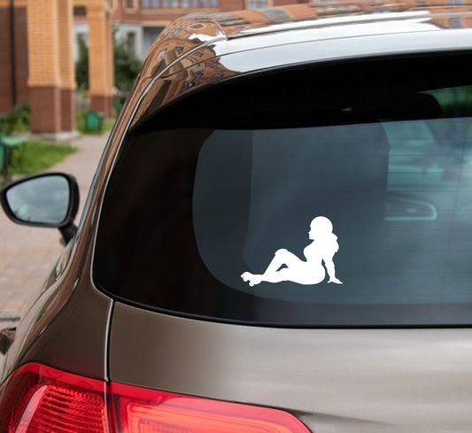 Mudflap Trucker Roller Derby Skater Decal