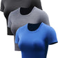 OVERSTOCK SALE Blank Royal Blue Dry Fit Crop Tee