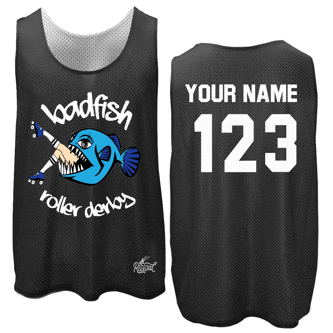 Badfish Mens Reversible Black/White Scrimmage Jersey