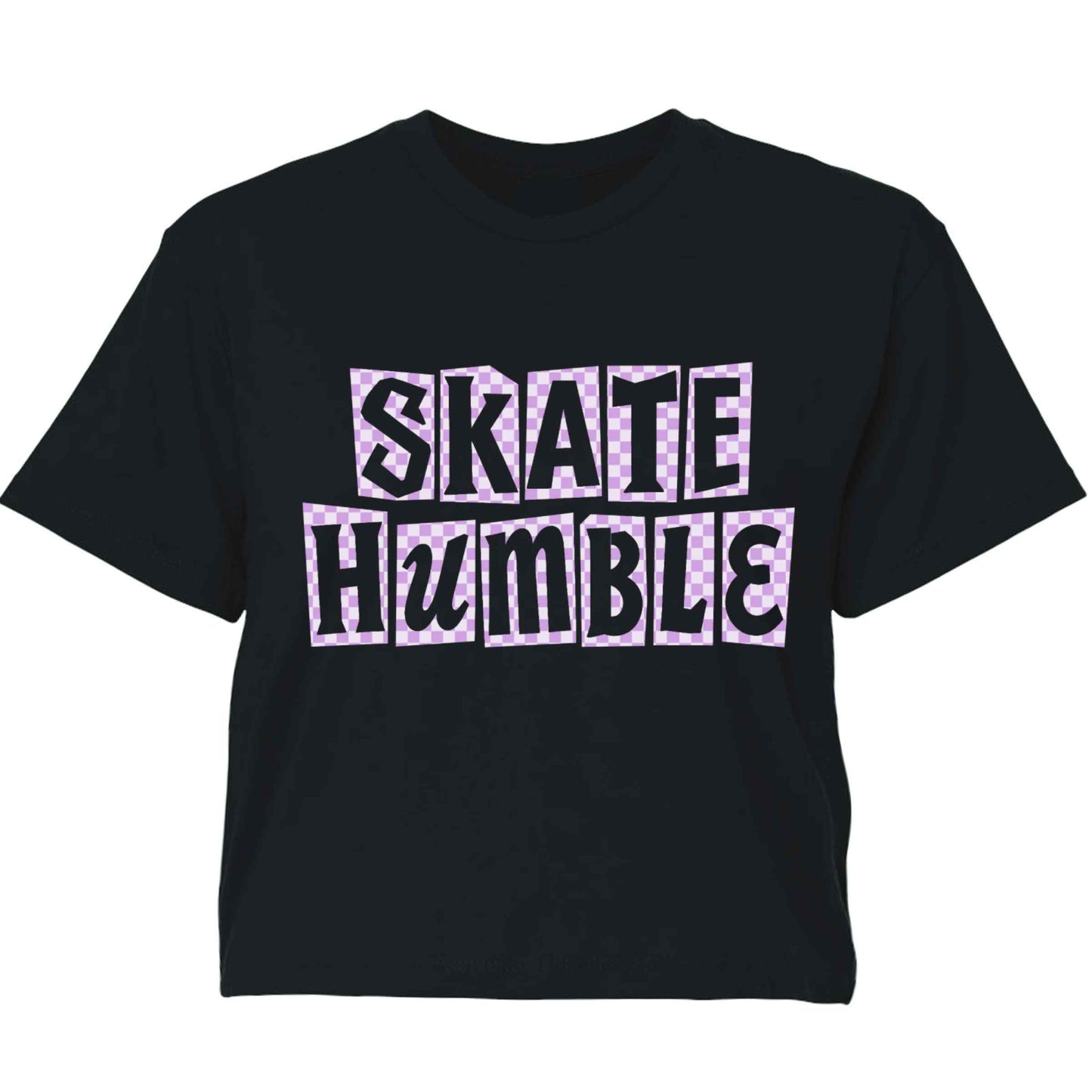 Skate Humble Black Crop Top