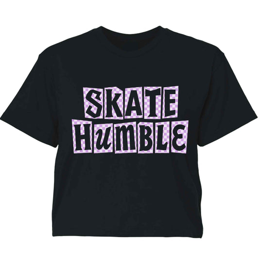 Skate Humble Black Crop Top