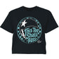 This Too Shall Pass Black Crop Top