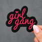 Girl Gang Black and Pink Patch