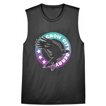 Crow City Mens Performance Muscle Tank