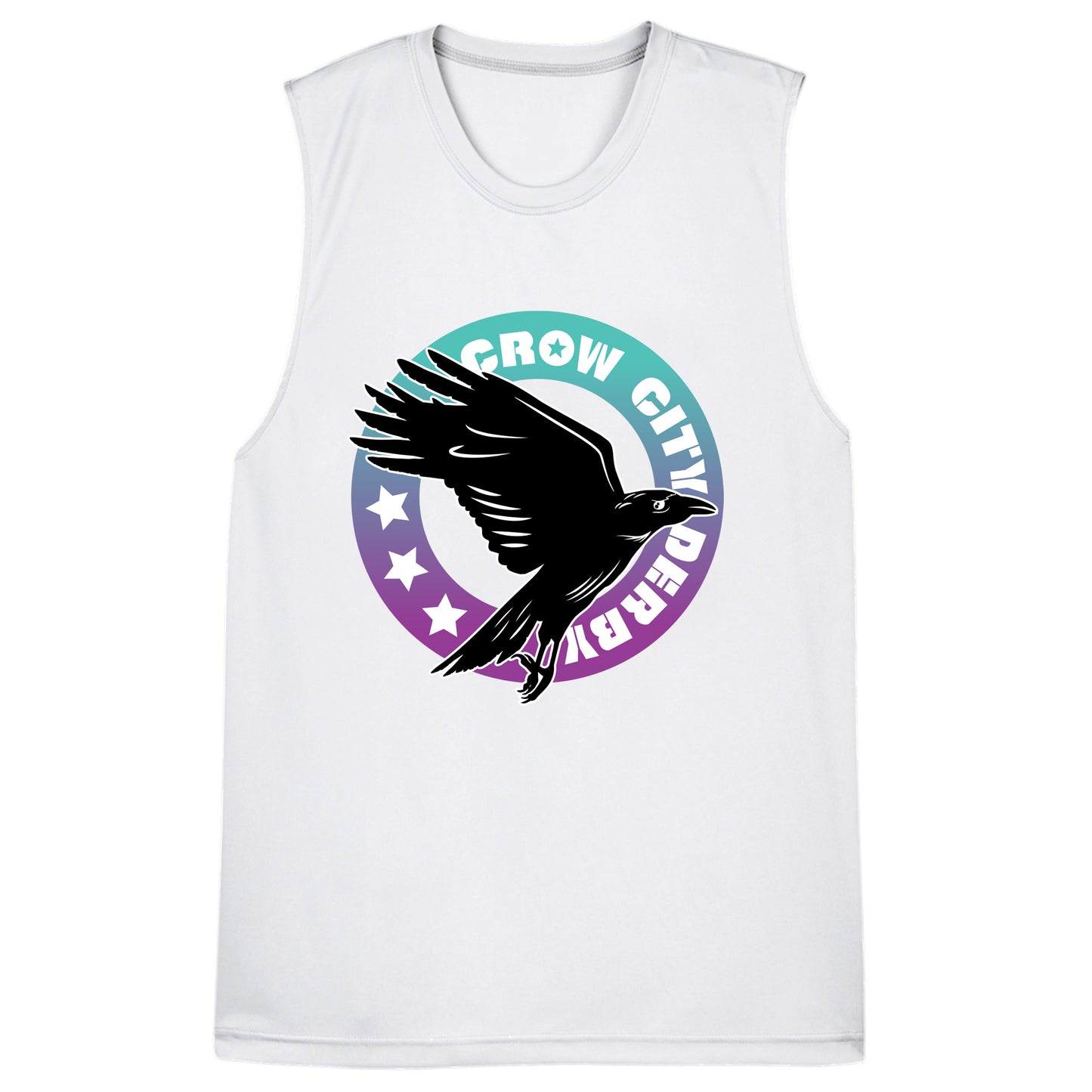 Crow City Mens Performance Muscle Tank