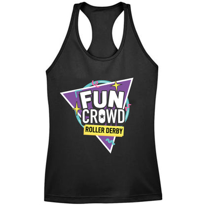 Fun Crowd Ladies Racerback Performance Tank Top