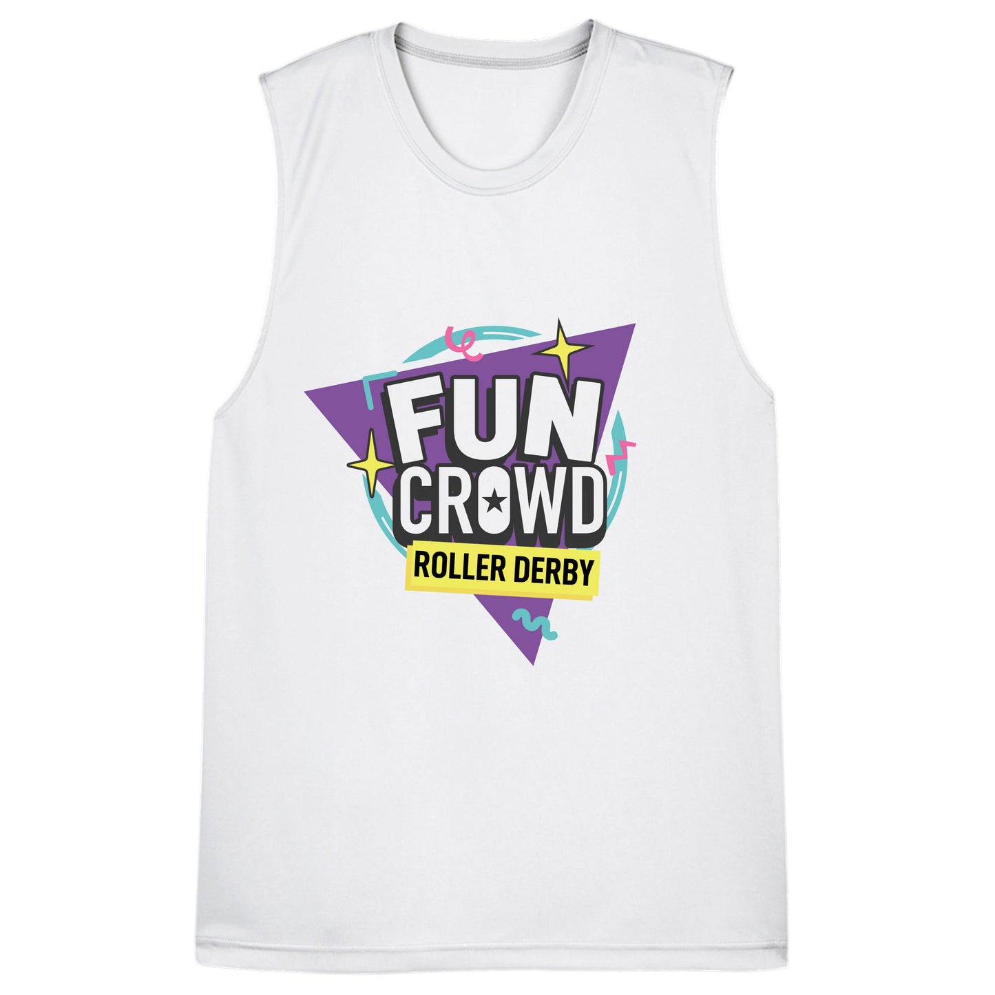 Fun Crowd Mens Performance Muscle Tank