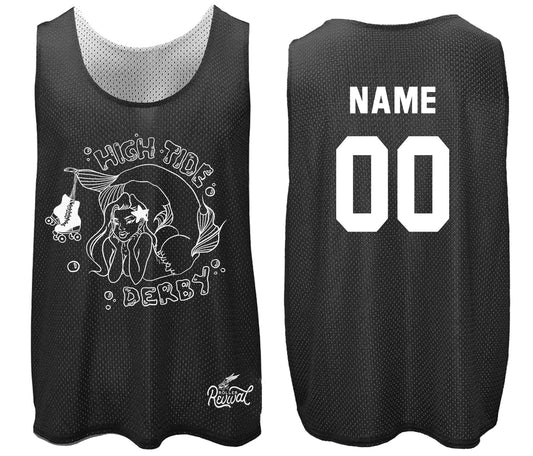 High Tide Mens Reversible Black/White Scrimmage Jersey
