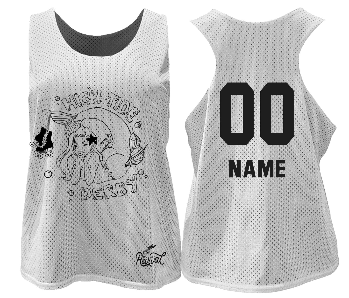 High Tide Reversible Black/White Scrimmage Jersey