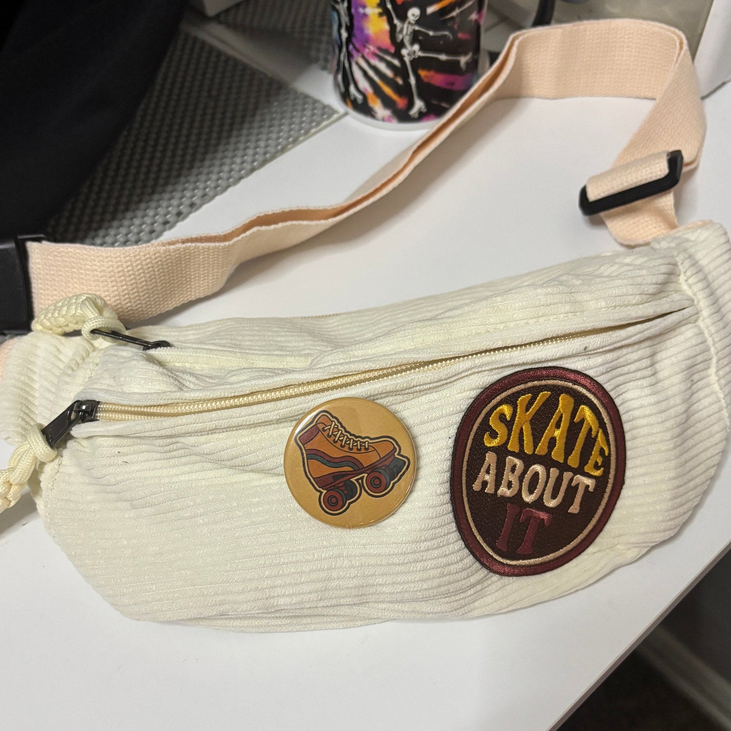 OVERSTOCK SALE Skate About It Corduroy Fanny Pack