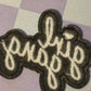 Girl Gang Black and White Patch