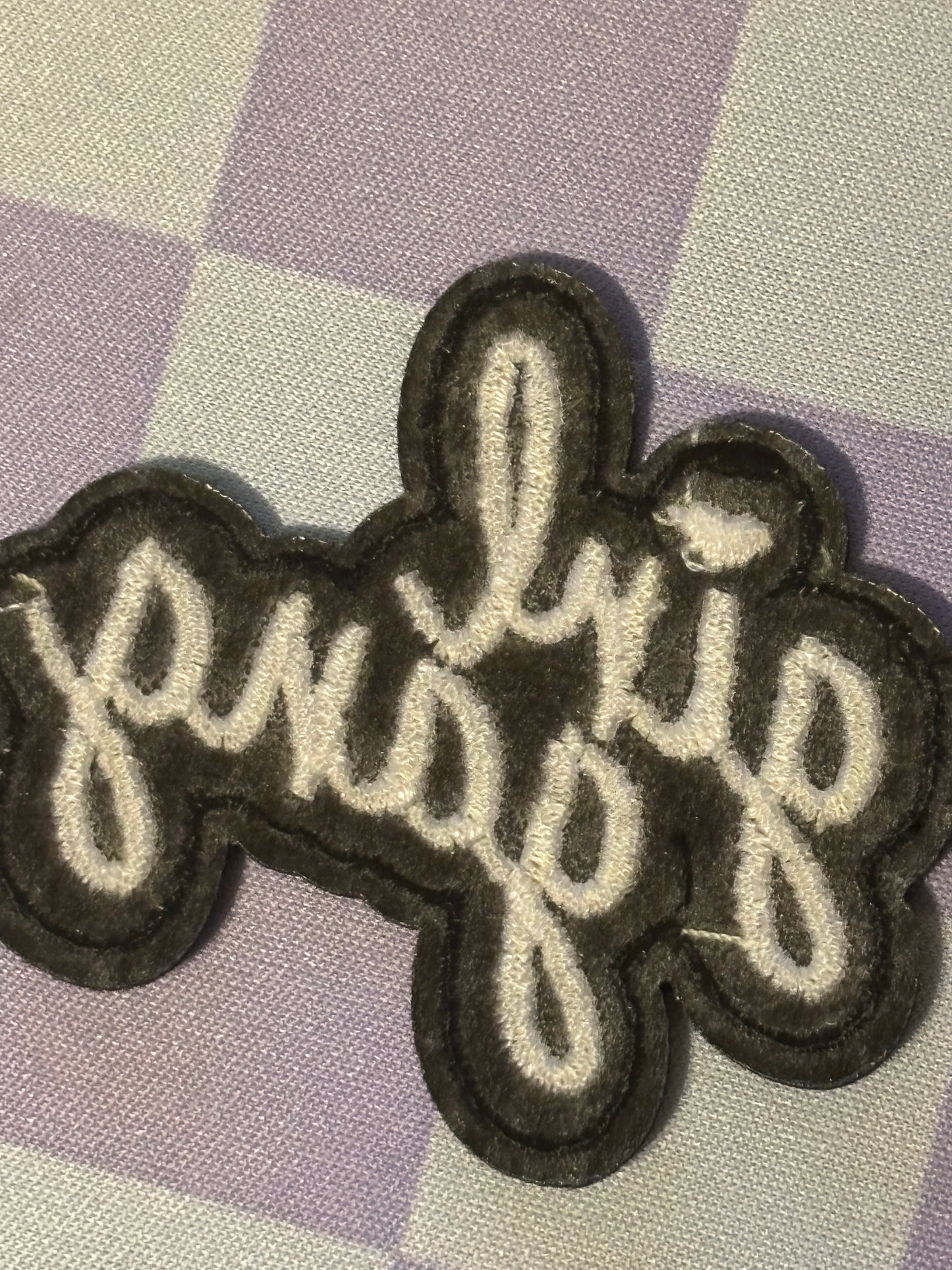 Girl Gang Black and White Patch