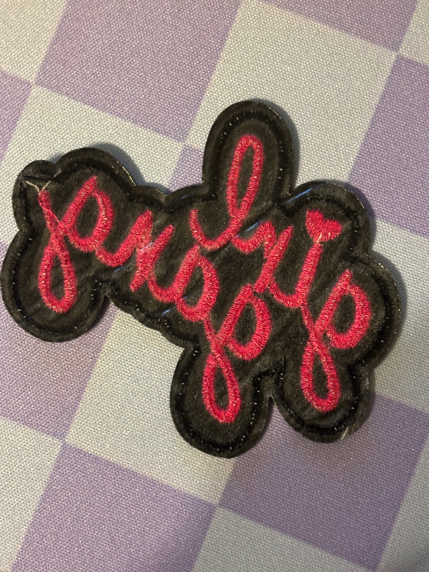 Girl Gang Black and Pink Patch