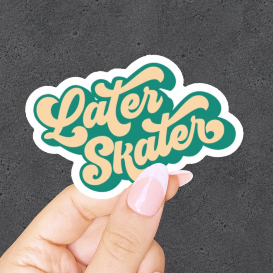 Later Skater Sticker