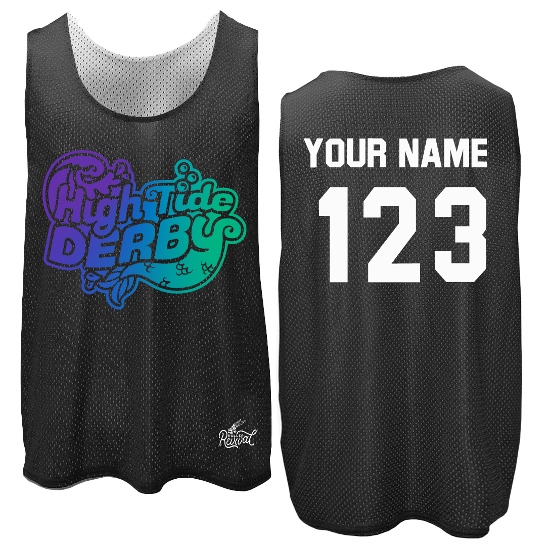 High Tide Mens Reversible Black/White Scrimmage Jersey