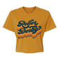 Dropping Vibes Roller Derby Crop Top