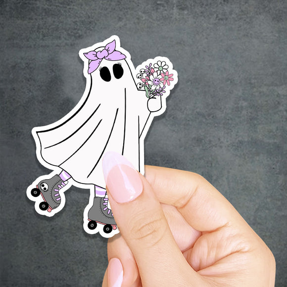 Roller Ghost Sticker