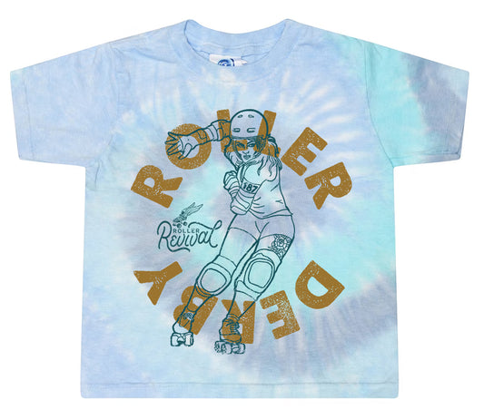 Hipcheck Roller Derby Tie Dye Crop Top
