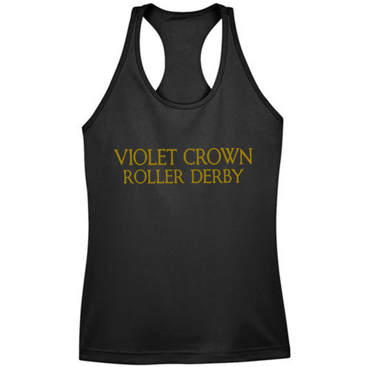 Violet Crown Ladies Racerback Performance Tank Top
