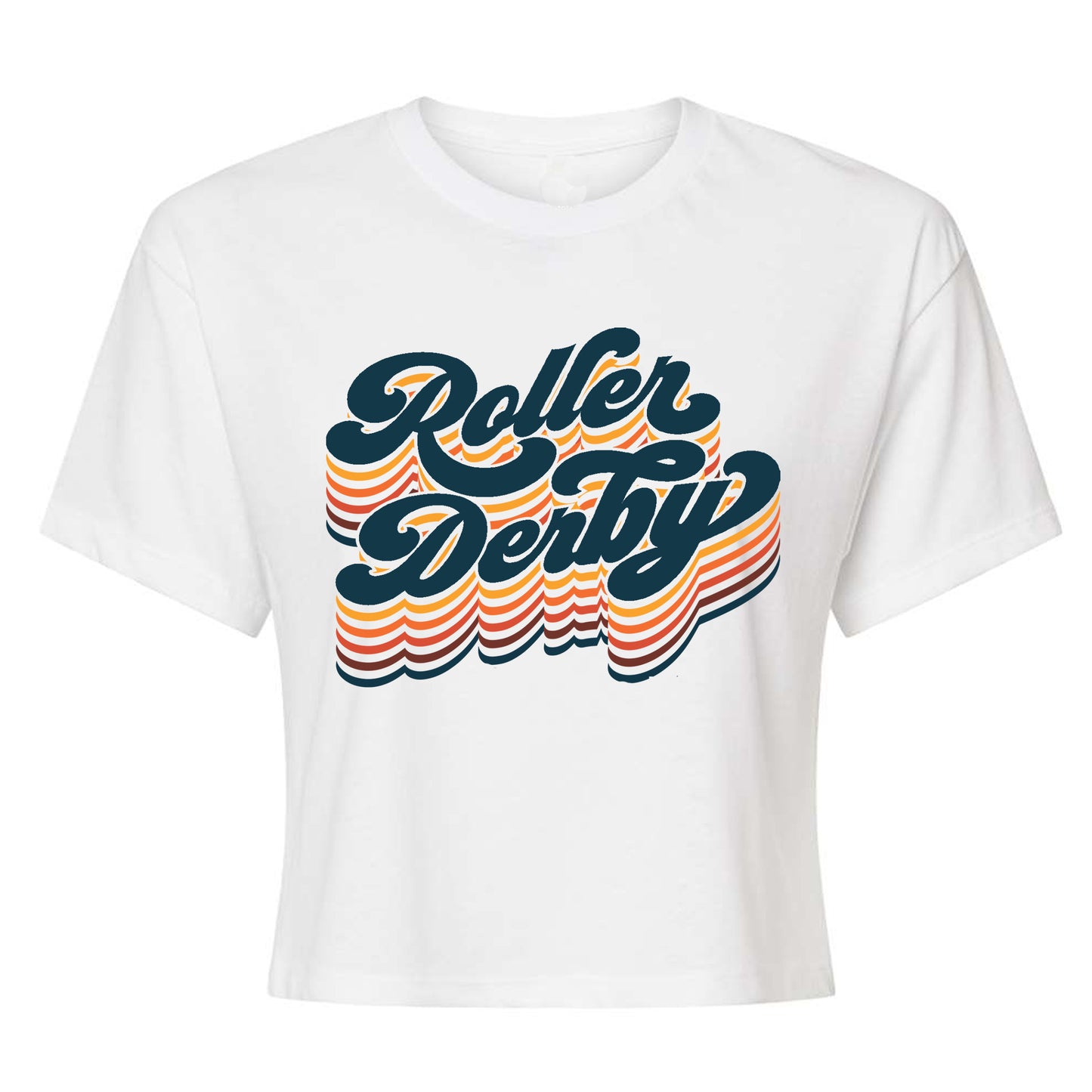 Dropping Vibes Roller Derby Crop Top