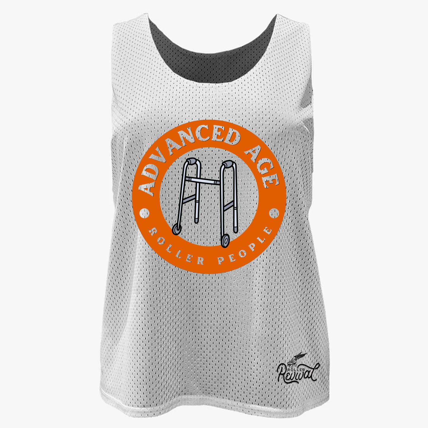 Advanced Age Ladies Reversible Black/White Mesh Scrimmage Jersey