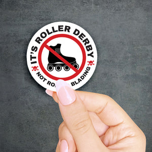 Not Roller Blading Sticker
