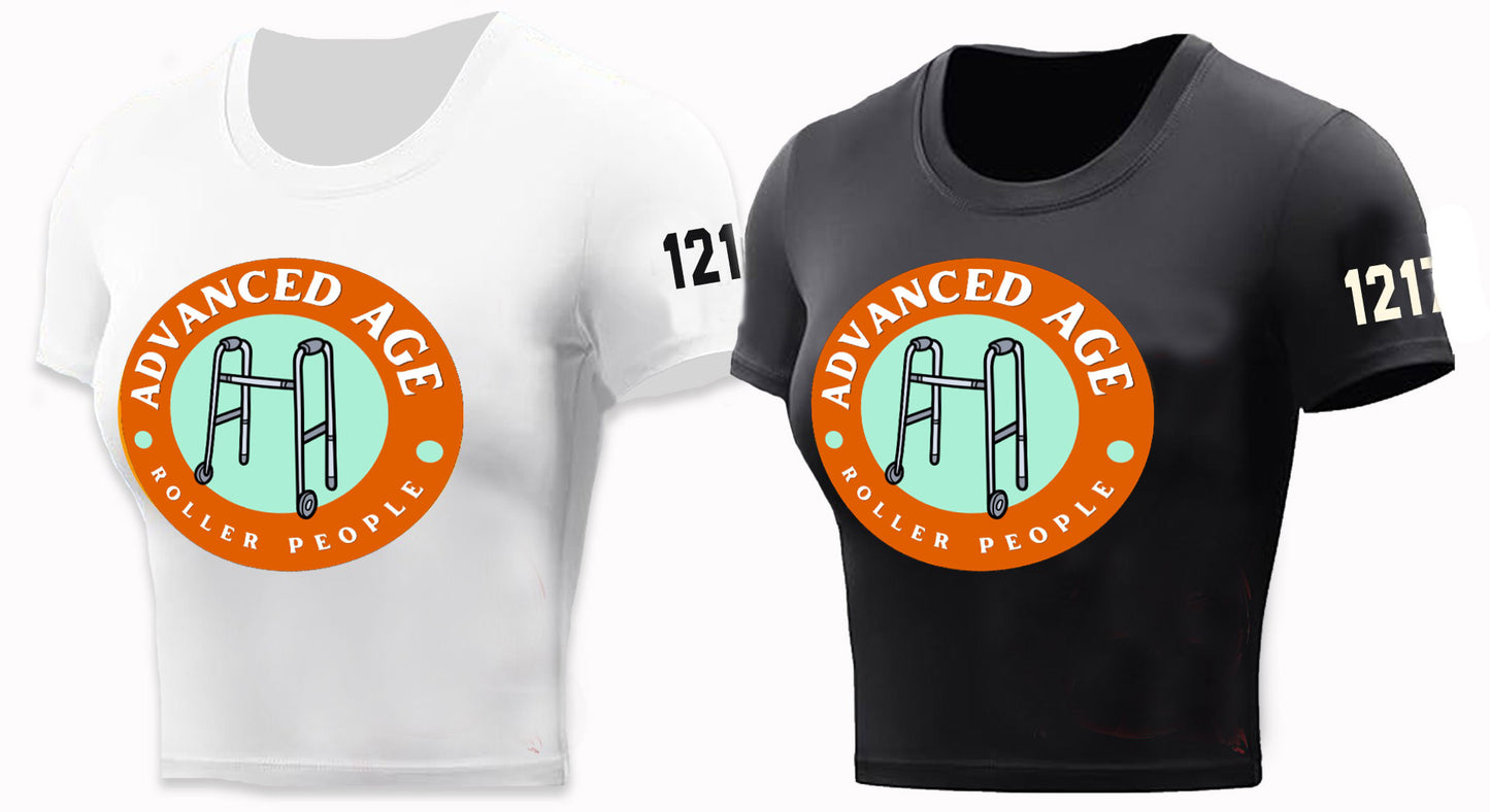Advanced Age Ladies Performance Crop Tee