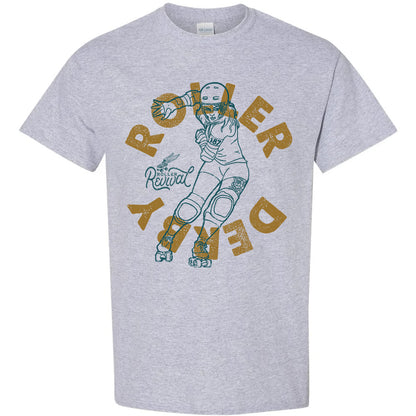 OVERSTOCK SALE Hipcheck Roller Derby Unisex T-Shirt