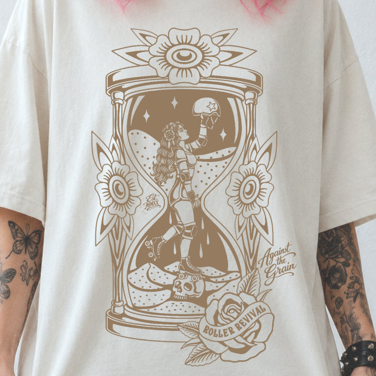 Against the Grain Unisex Cream T-Shirt