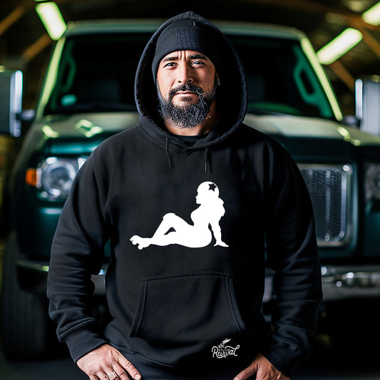 Mudflap Trucker Unisex Adult Roller Derby Hoodie Sweatshirt