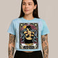 The Skater Short-Sleeve Crop Top Tie Dye T-Shirt
