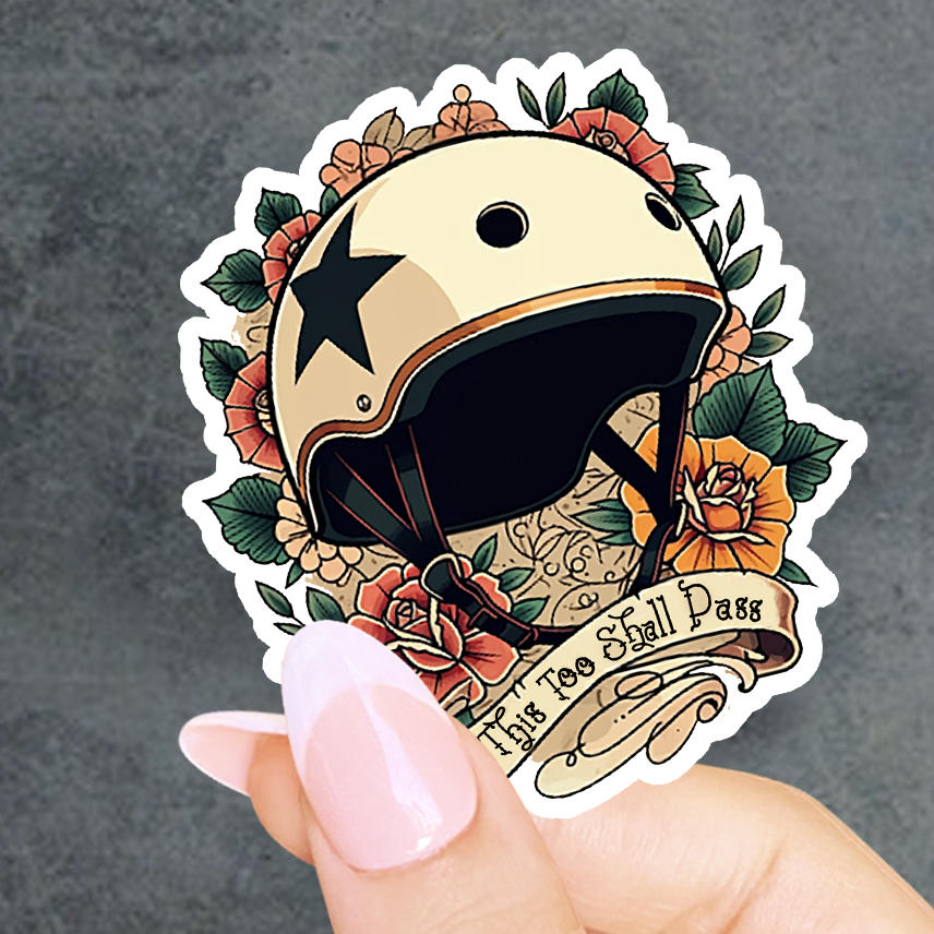 This Too Shall Pass Sticker – Roller Revival