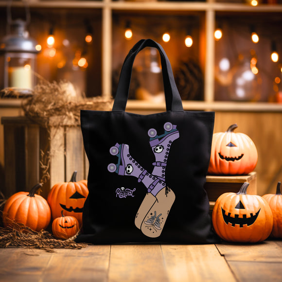 Witch on Wheels Tote Bag