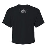 Feel it in Your Bones Roller Skate Black Crop Top