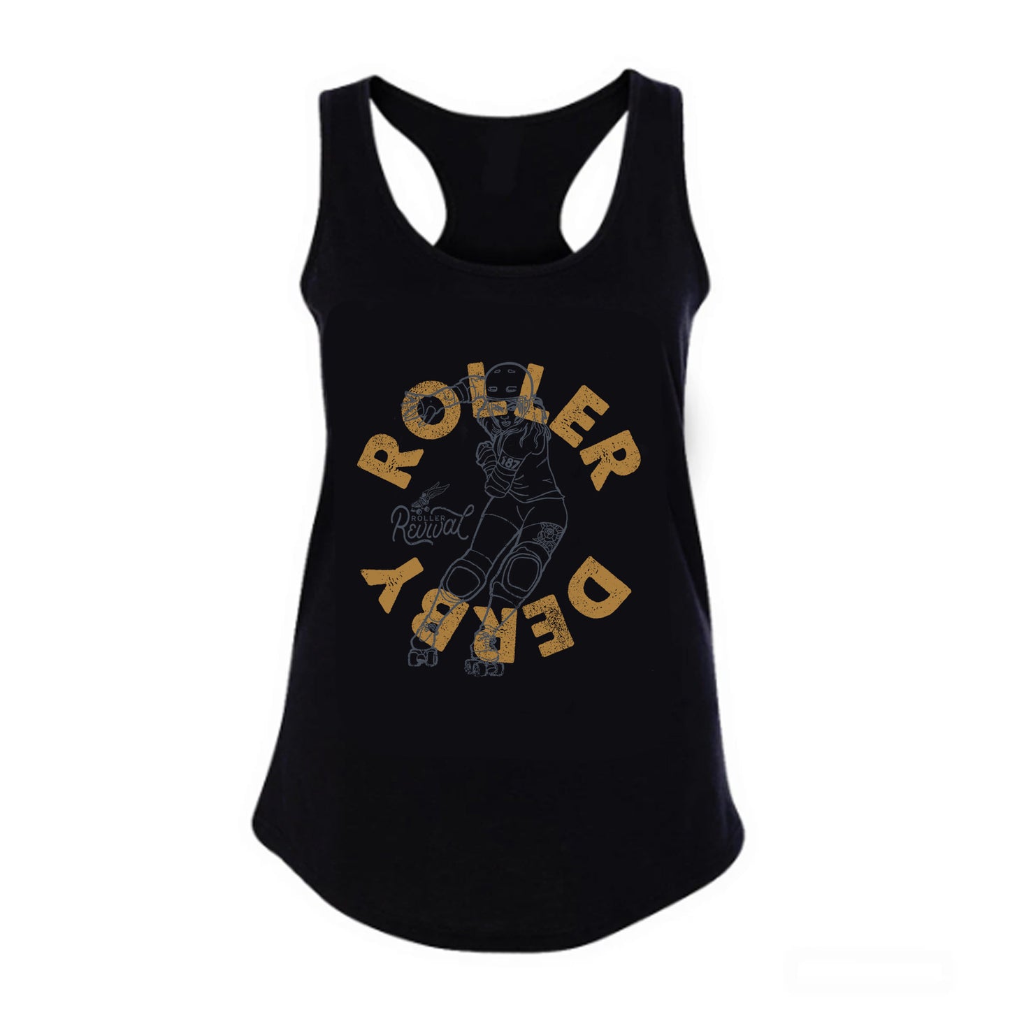 Hipcheck Roller Derby Racerback Tank