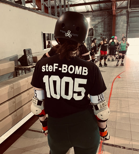 Add Your Derby Name and Number to Any Shirt