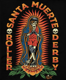 Santa Muerte Roller Derby Poster
